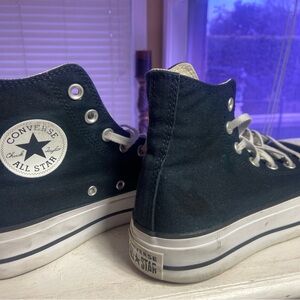 Converse Black High Top Sneakers